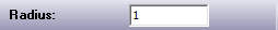  Radius input form.