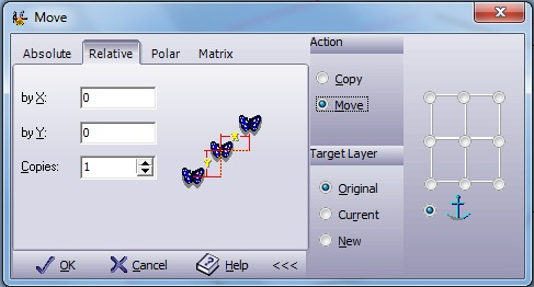 Transform move relative dialogue